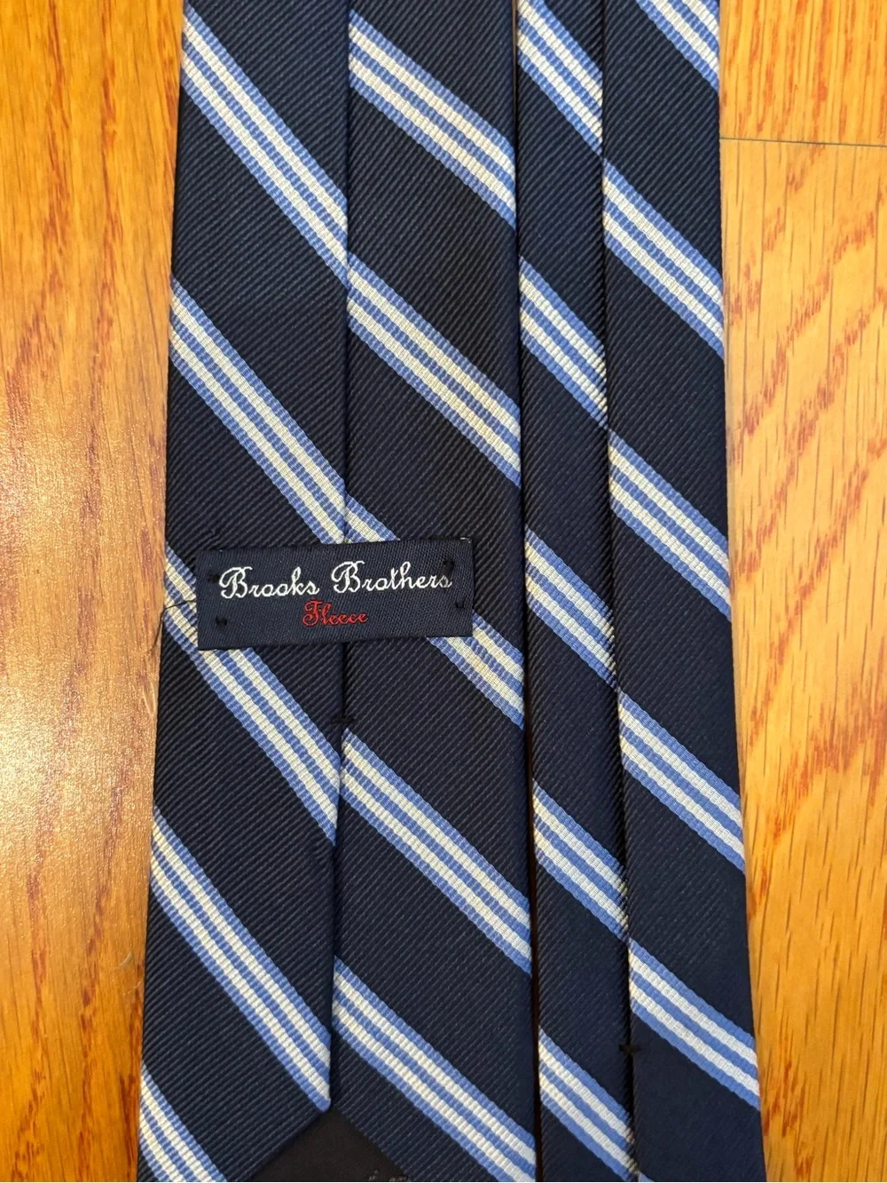 Brooks Brothers Kids Blue Striped Tie